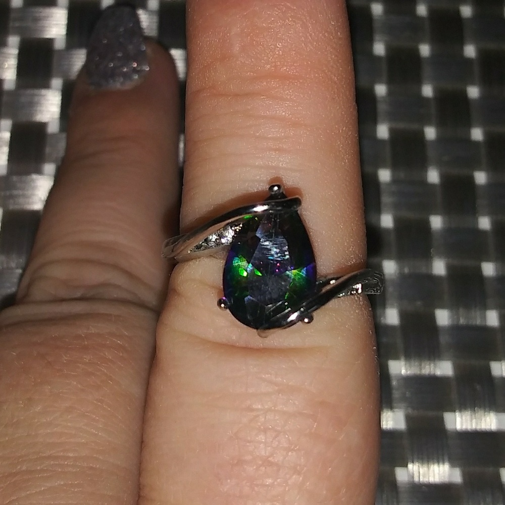 925 Sterling silver mystic topaz
